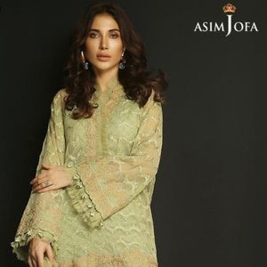 Pakistani shalwar Kameez designer asim jofa original dress size medium